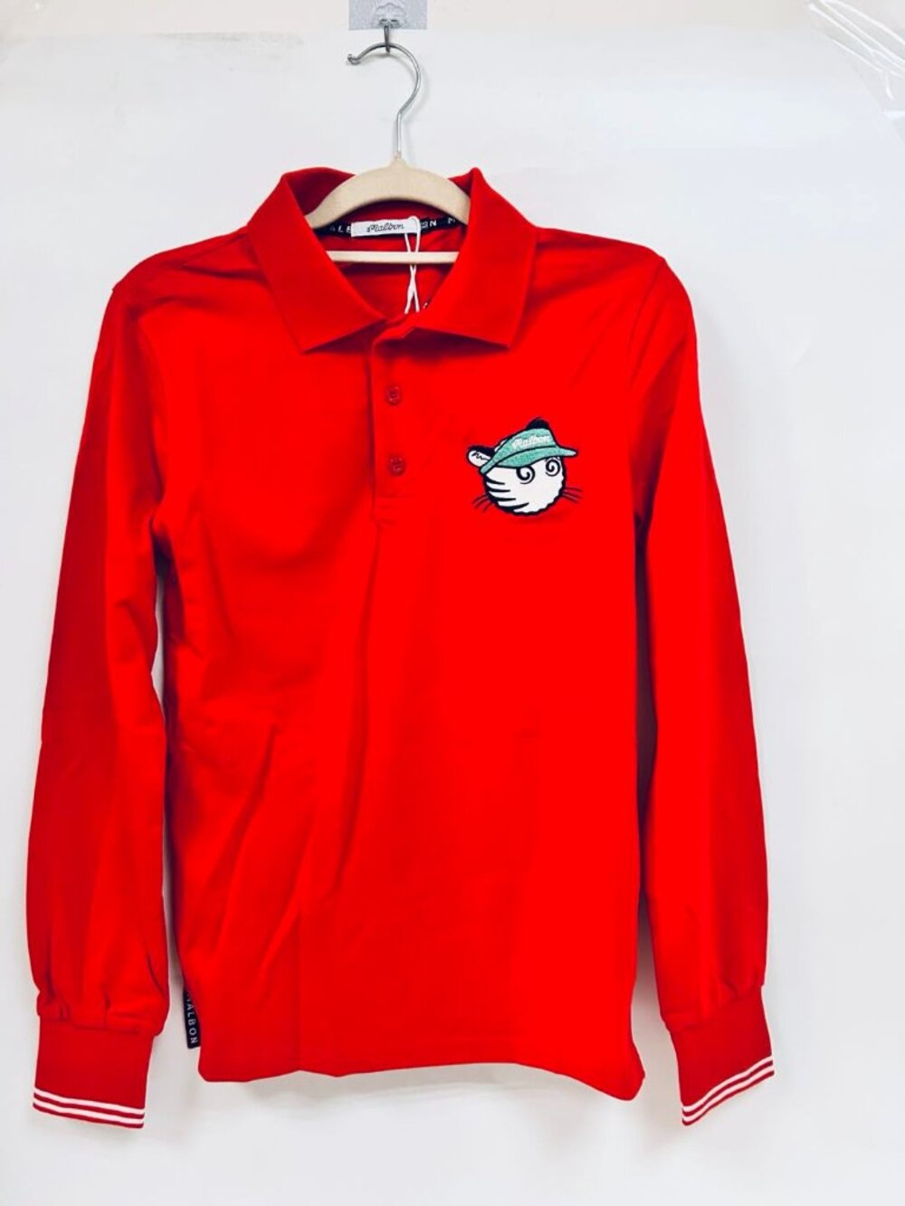 Malbon Golf Casual Top Lapel Long Sleeve Sports Polo Shirt Unisex